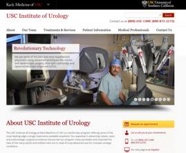 Web del USC Institute of Urology. Dr. I Gill