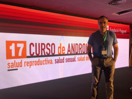El Dr. G Garmendia en el 17º Curso de Andrología de la F Puigvert